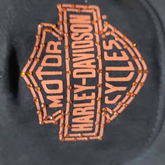 HARLEY DAVIDSON RHINESTONES BAR & SHIELD LOGO HAT - Picture 2 of 11